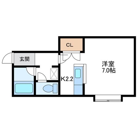 ノースアベニュー192の物件間取画像